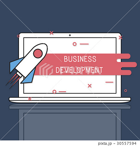 Start Up Business Venture Goals Rocket 30557594