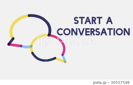 Chat online speech bubble icon 30557596