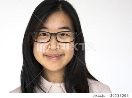 Asian ethnicity girl with eyeglasses Asian ethnicity girl with eyeglasses 30558098