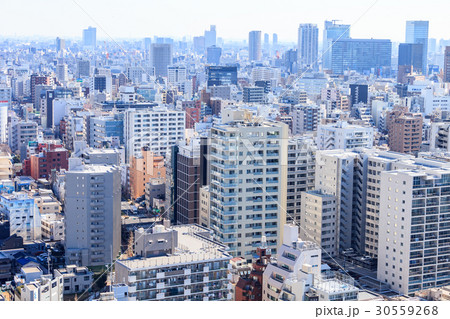 都市風景　文京区から上野方向を望む 30559268