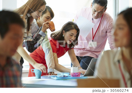 a portrait of a teamwork 30560274