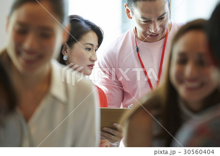 Colleagues are working at workplace Colleagues are working at workplace 30560404