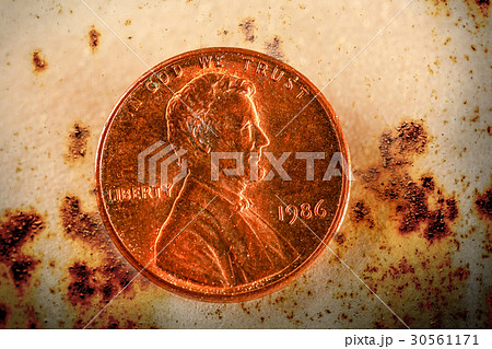 One cent coin 30561171