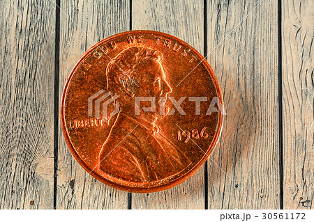 One cent coin 30561172