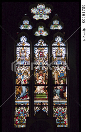 Window in Saint Peter Cathedral, Prague 30561789