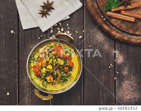 Vegan and vegetarian indian restaurant dish, spicy Vegan and vegetarian indian restaurant dish, spicy 30562412