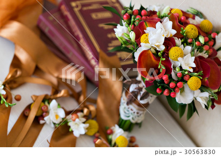 luxury Wedding bouquet. The concept of marriage 30563830