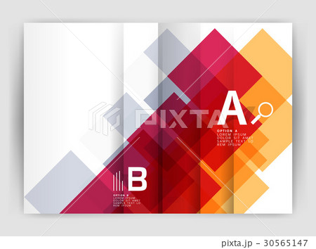Square design corporate business flyer 30565147