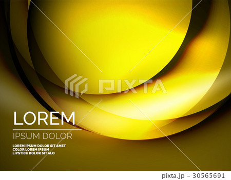Shiny silk wave template, color satin with effects 30565691