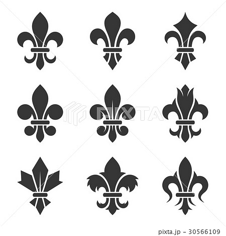 Fleur de lis Set 30566109