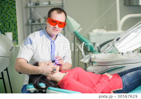 Patient on reception at the dentist Patient on reception at the dentist 30567629
