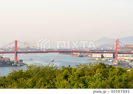 洞海湾と若戸大橋 洞海湾と若戸大橋 30567893