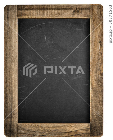 Chalkboard wooden frame Vintage blackboard isolate Chalkboard wooden frame Vintage blackboard isolate 30571563