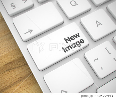 New Image - Message on the White Keyboard Button 30572943