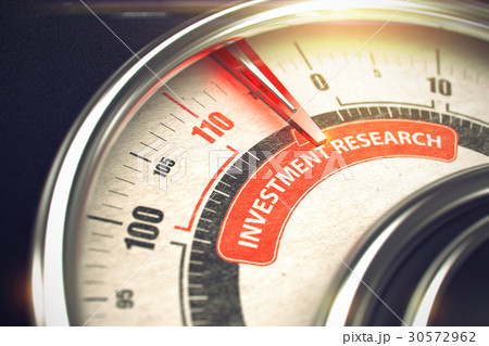 Investment Research - Business Mode Concept. 3D. 30572962