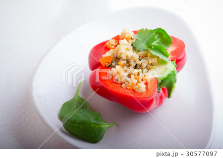 Stuffed Red Peppers 30577097