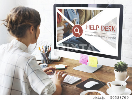 Support Service Contact Us Information Concept 30583769