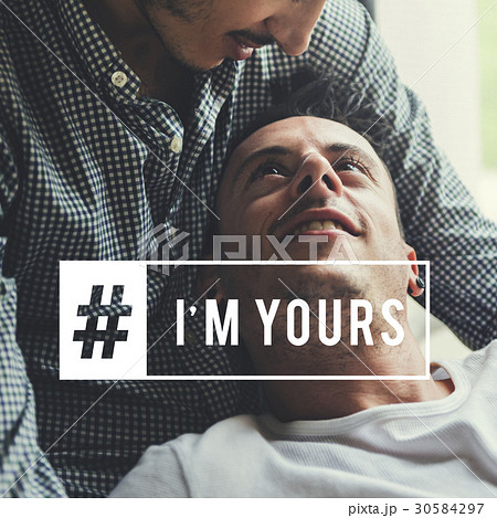 Gay Couple Amorous Enamored Forever Gay Couple Amorous Enamored Forever 30584297