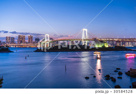 Tokyo Bay and Rainbow Bridge Tokyo Bay and Rainbow Bridge 30584528