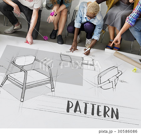 Armchair furniture sketch plan draft 30586086