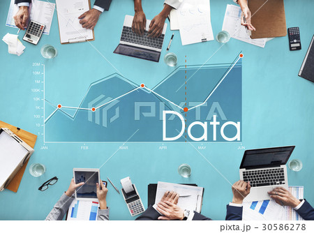 Corporate business line graph report Corporate business line graph report 30586278