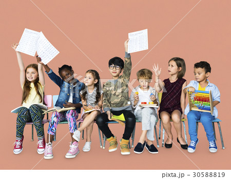 Group of students educated child development 30588819