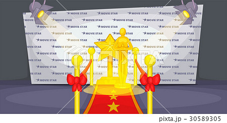 Cinema movie horizontal banner wall, cartoon style Cinema movie horizontal banner wall, cartoon style 30589305