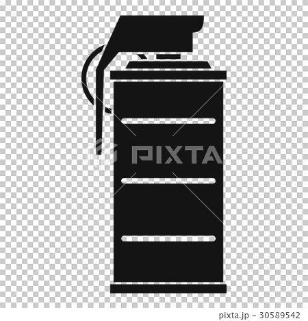 Stun grenade icon, simple style 30589542