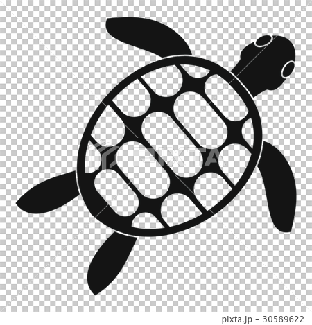 Turtle icon, simple style 30589622