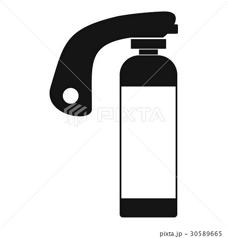 Fire extinguisher icon, simple style Fire extinguisher icon, simple style 30589665