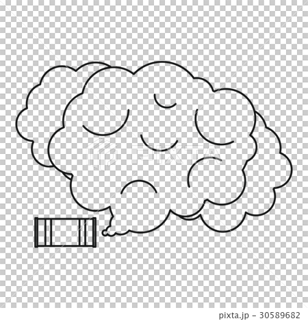 Tear Gas Icon Outline Style Stock Illustration 3056