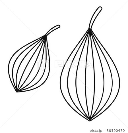 Ajwain spice icon, outline style 30590470