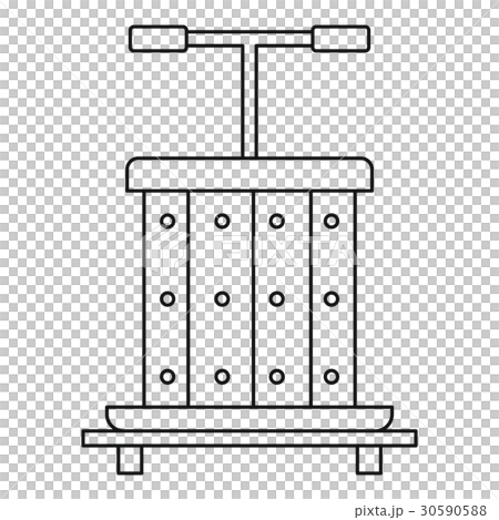 Press for grapes icon, outline style 30590588