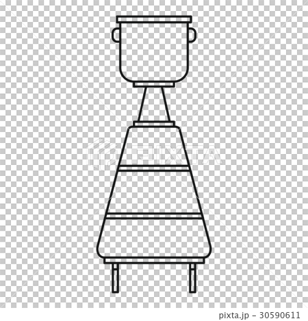 Wine container icon, outline style 30590611