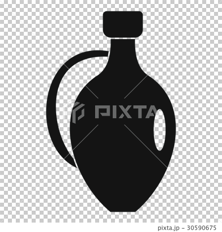 Clay jug icon, simple style Clay jug icon, simple style 30590675