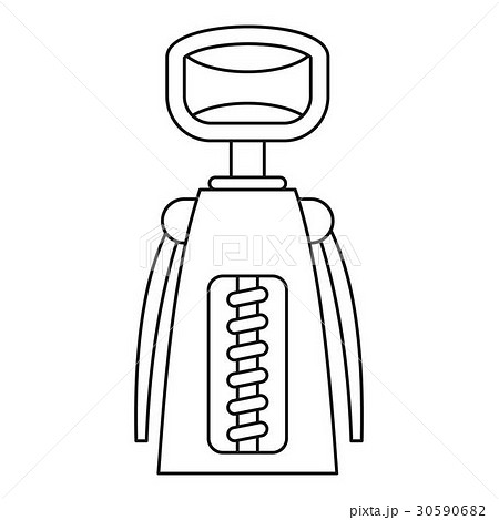 Tool for opening bottles icon, outline style Tool for opening bottles icon, outline style 30590682