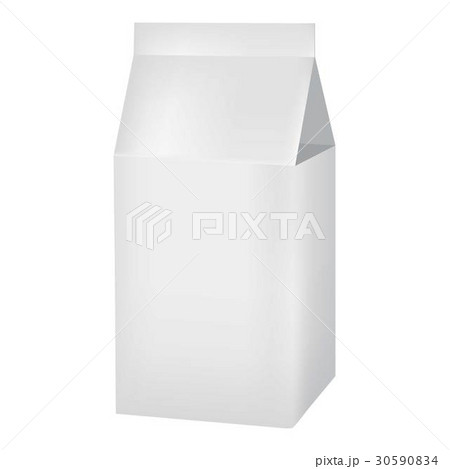 Milk or juice carton box mockup, realistic style 30590834