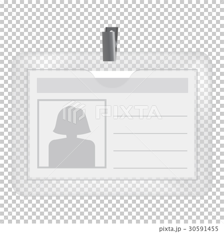 Badge with a silhouette of a woman mockup 30591455