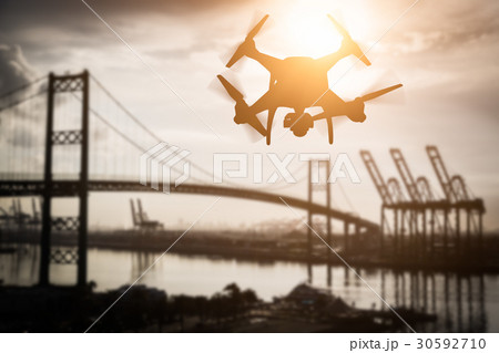 Unmanned Aircraft System (UAV) Quadcopter Drone Unmanned Aircraft System (UAV) Quadcopter Drone 30592710