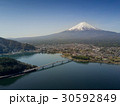 Mountain Fuji reflected in Kawaguchiko lake 30592849