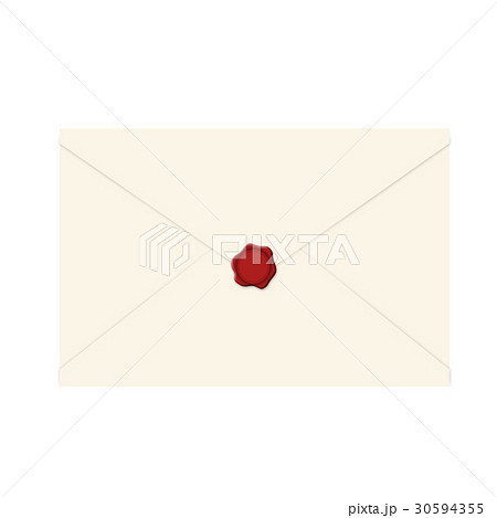 手紙 シーリング 封緘 シーリングワックス 蝋印のイラスト素材 手紙 シーリング 封緘 シーリングワックス 蝋印のイラスト素材