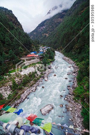 Pure mountain river Pure mountain river 30595986