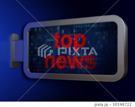 News concept: Top News on billboard background News concept: Top News on billboard background 30596722