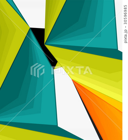 Low poly geometric 3d shape background Low poly geometric 3d shape background 30596985