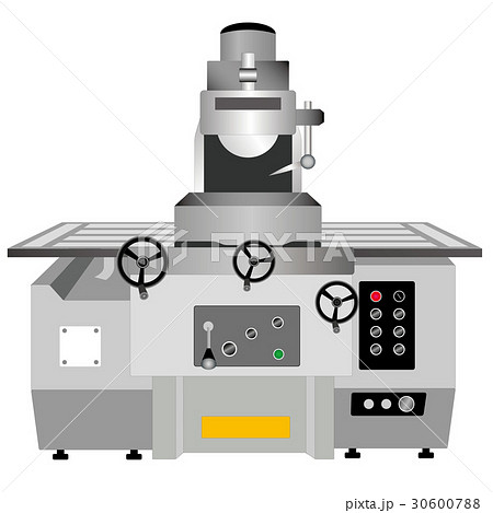 工作機械 平面研削盤のイラスト素材