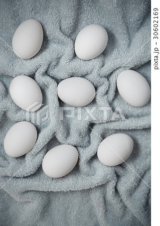 Chicken eggs on a fiber 30602169