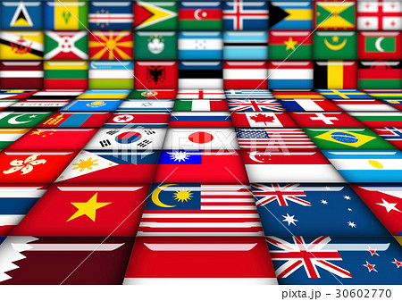 グローバルイメージ 世界の国旗 グローバルイメージ 世界の国旗 30602770