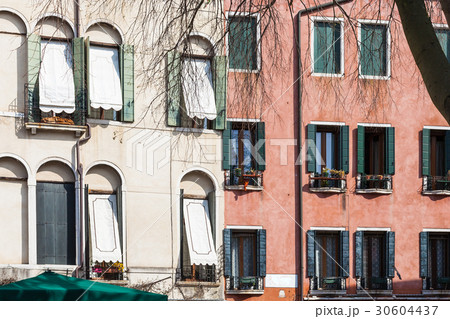 apartment houses on Campo San Polo in Venice apartment houses on Campo San Polo in Venice 30604437