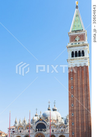 campanile and St Mark Basilica on Piazza San Marco 30604643
