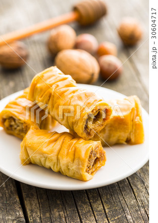 Sweet dessert baklava Sweet dessert baklava 30604717